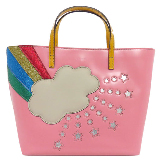 GUCCI Handbag 581877 leather pink Chilled license