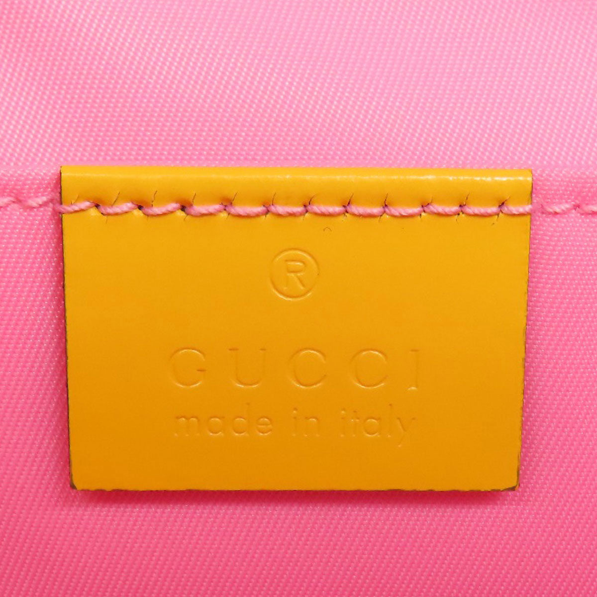 GUCCI Handbag 581877 leather pink Chilled license