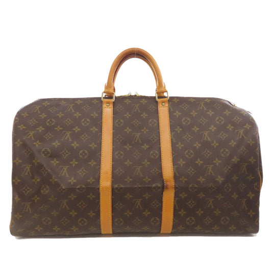 LOUIS VUITTON Boston Duffel bag M41424 Monogram canvas Brown Keepall 55