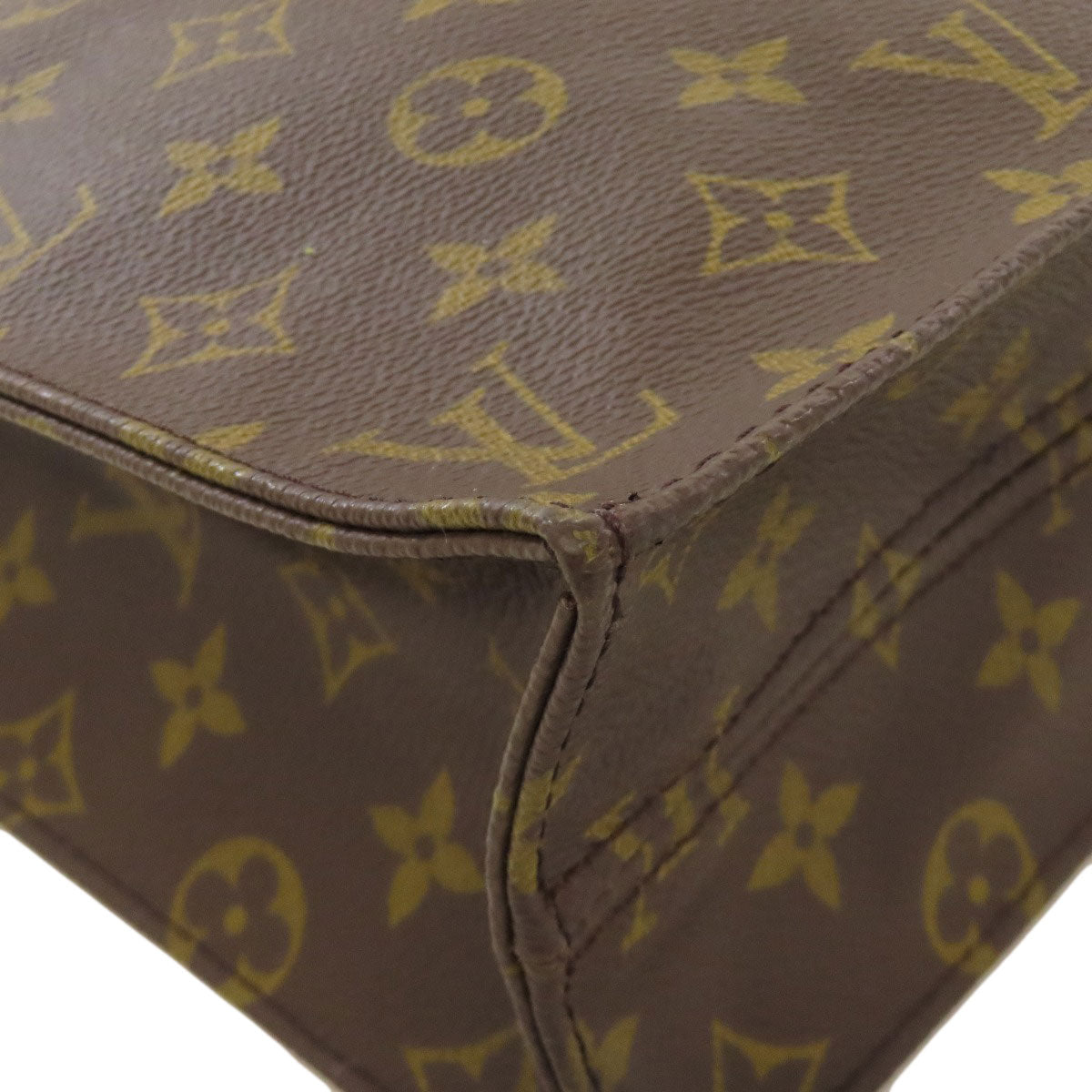 LOUIS VUITTON Handbag M51140 Monogram canvas Brown Sac Plat