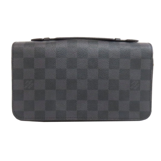 LOUIS VUITTON business bag N41503 Damier canvas gray Zippy XL