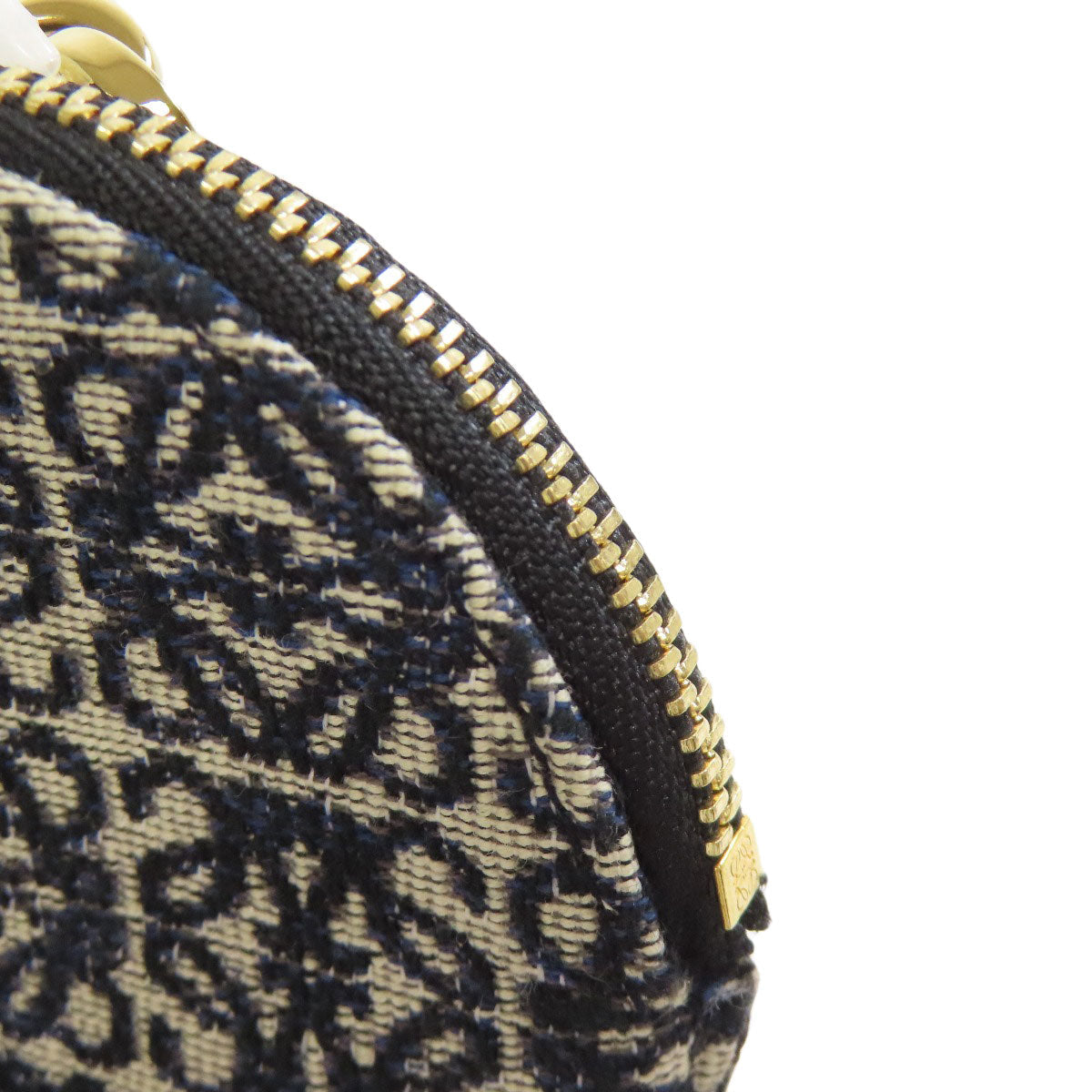 LOEWE Accessory pouch canvas Navy Cookie Charm Pouch Anagram