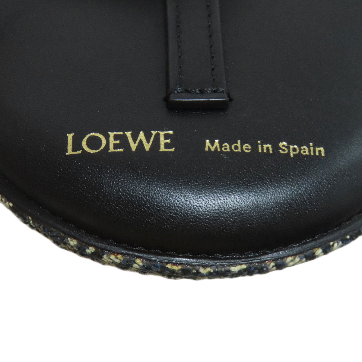 LOEWE Accessory pouch canvas Navy Cookie Charm Pouch Anagram