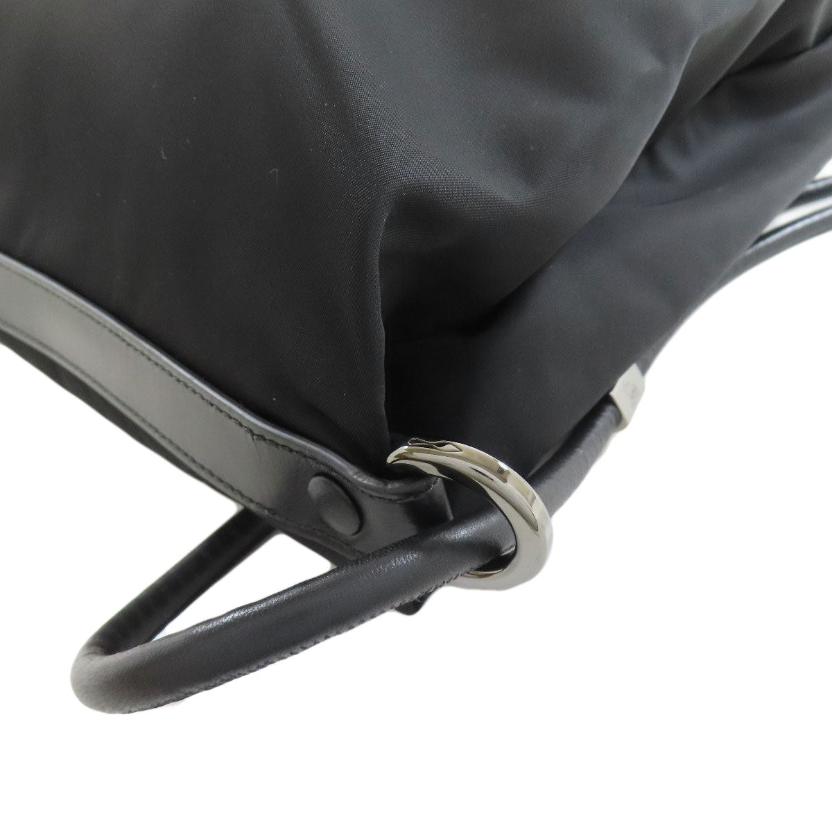 Christian Louboutin Backpack Nylon black logo knapsack