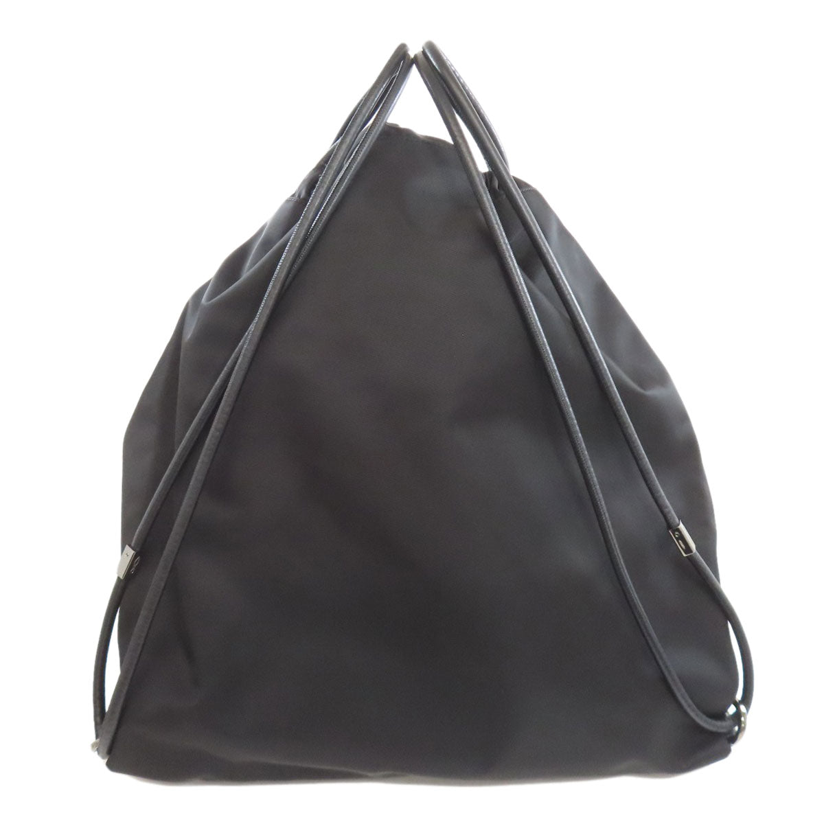 Christian Louboutin Backpack Nylon black logo knapsack