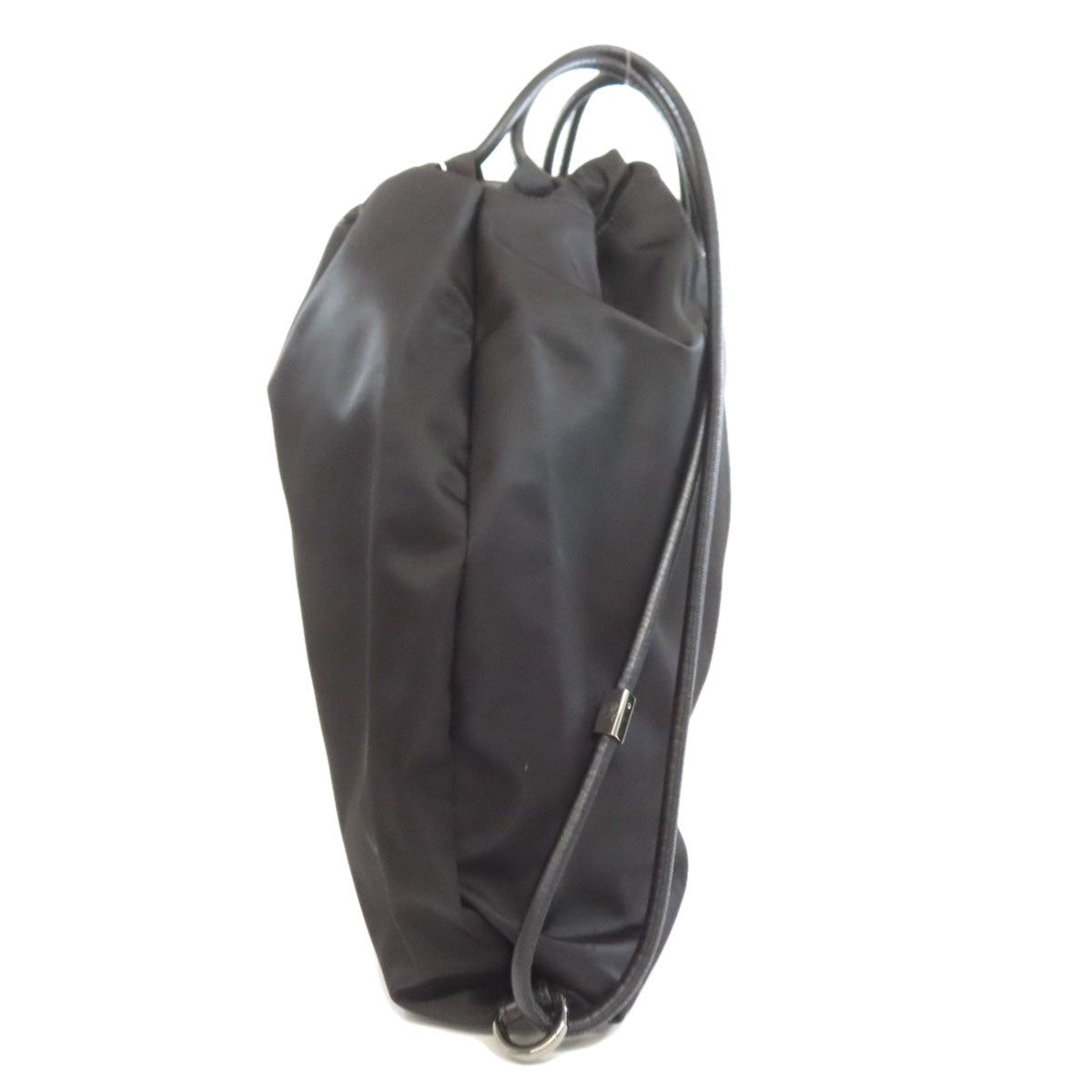 Christian Louboutin Backpack Nylon black logo knapsack