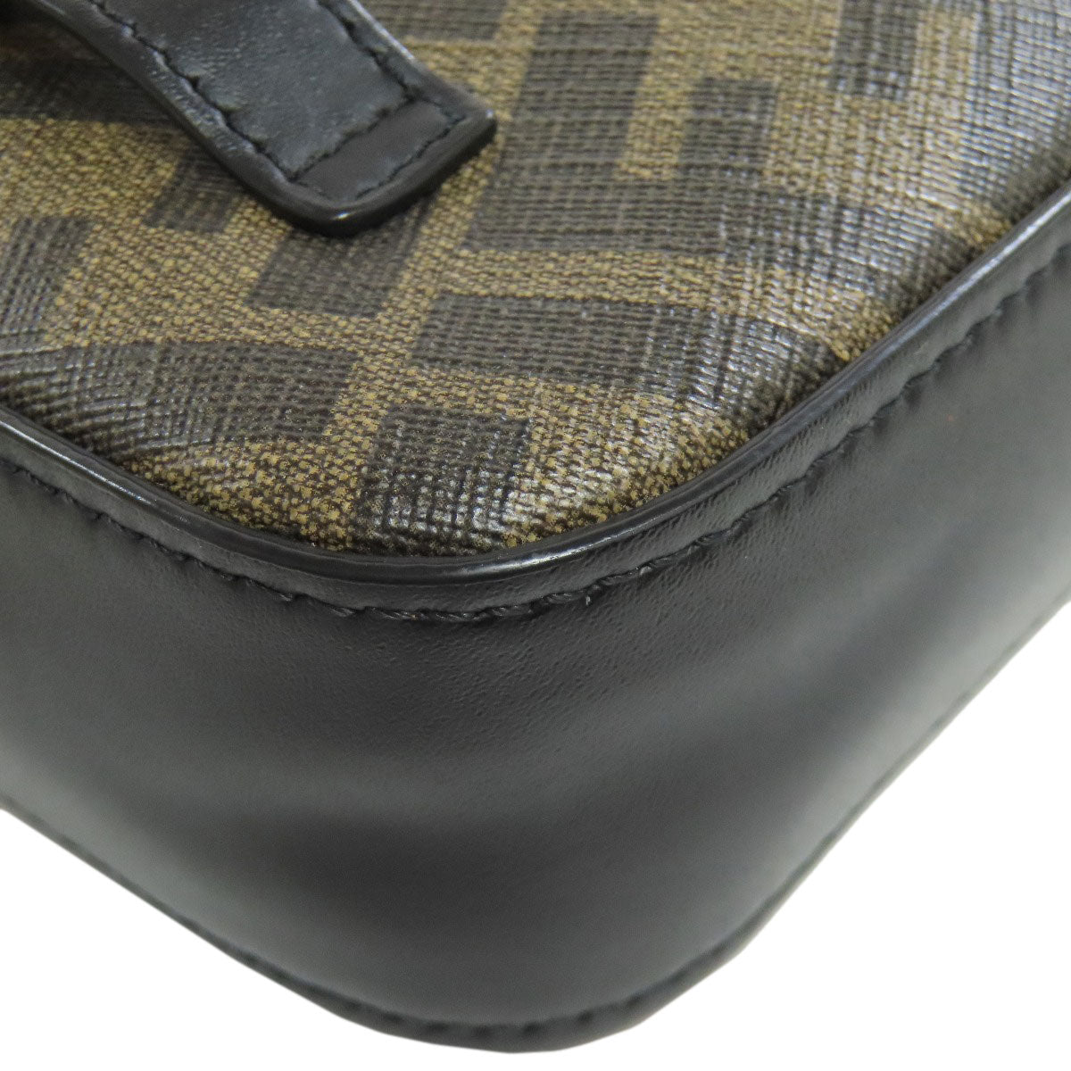 FENDI Shoulder Bag PVC gray Diagonal Camera Bag