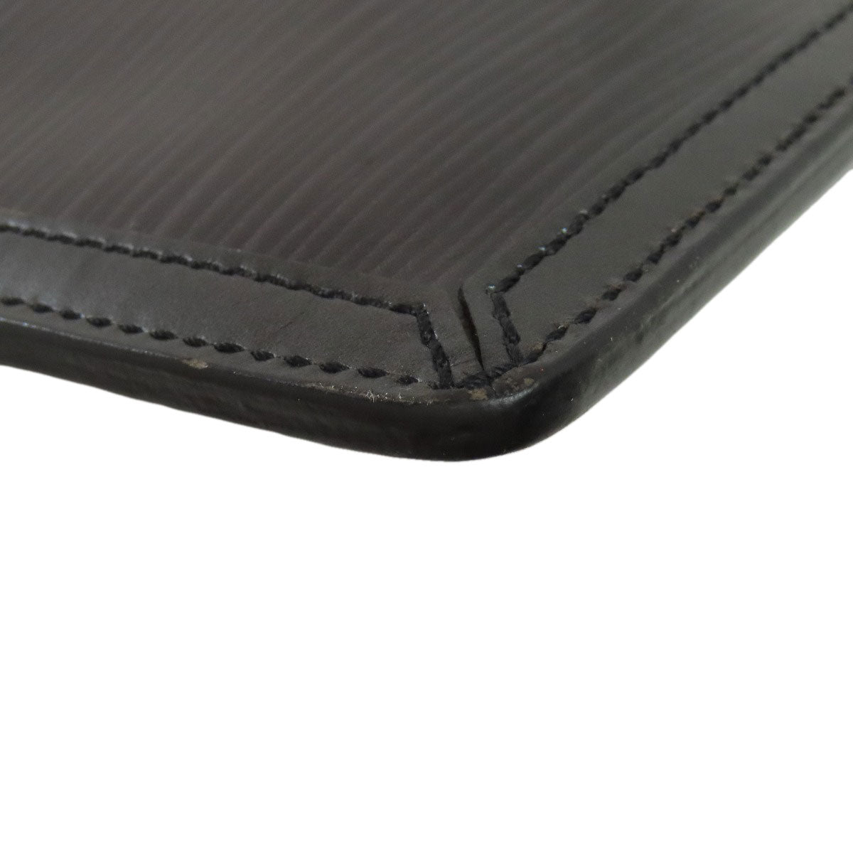 LOUIS VUITTON Tote Bag M54622 Epi black Silver fizz