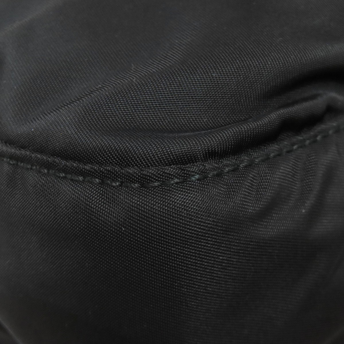 PRADA Shoulder Bag Nylon black logoMetal