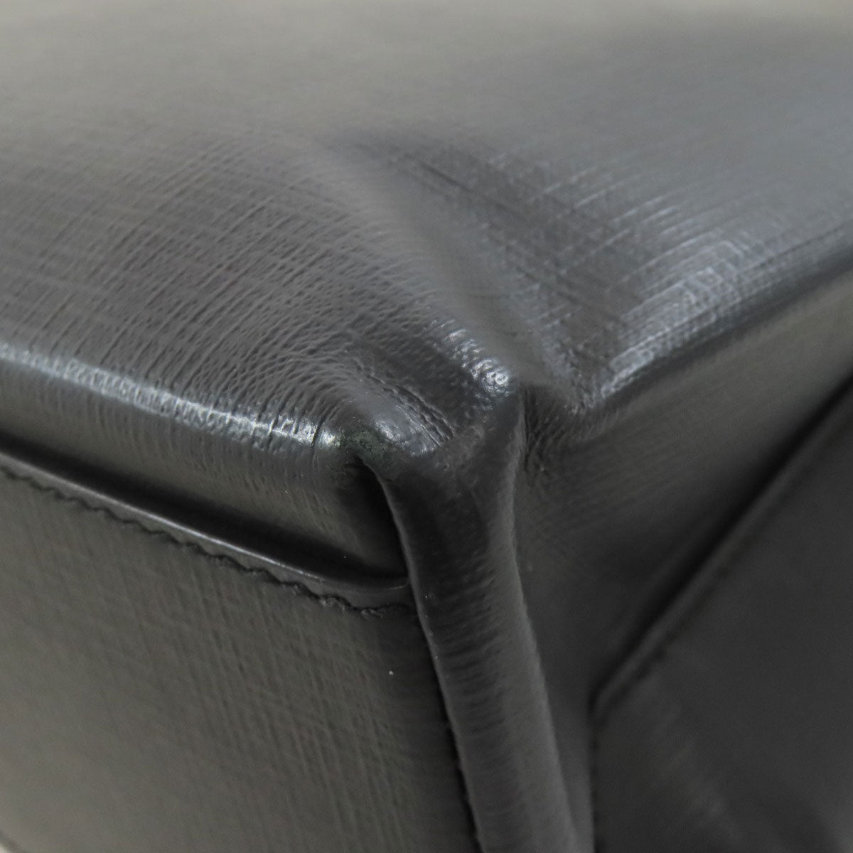 BALENCIAGA Handbag 597860 leather black Shopping tote 2WAY