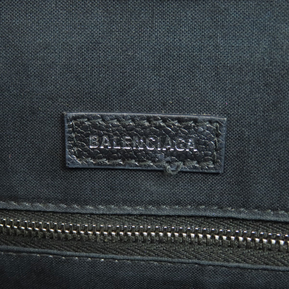 BALENCIAGA Handbag 597860 leather black Shopping tote 2WAY