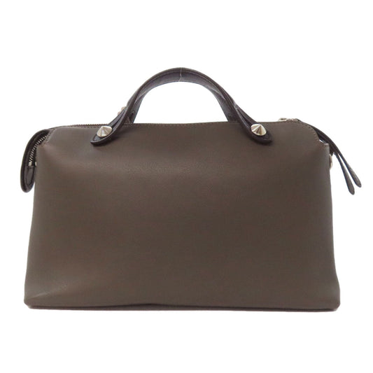 FENDI Handbag Calfskin gray By the Way Monster Charm 2WAY