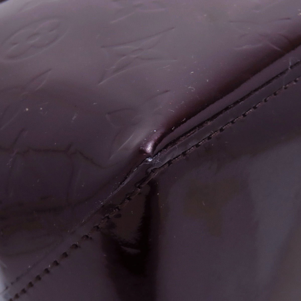 LOUIS VUITTON Handbag M93641 Vernis Red Wilsher PM