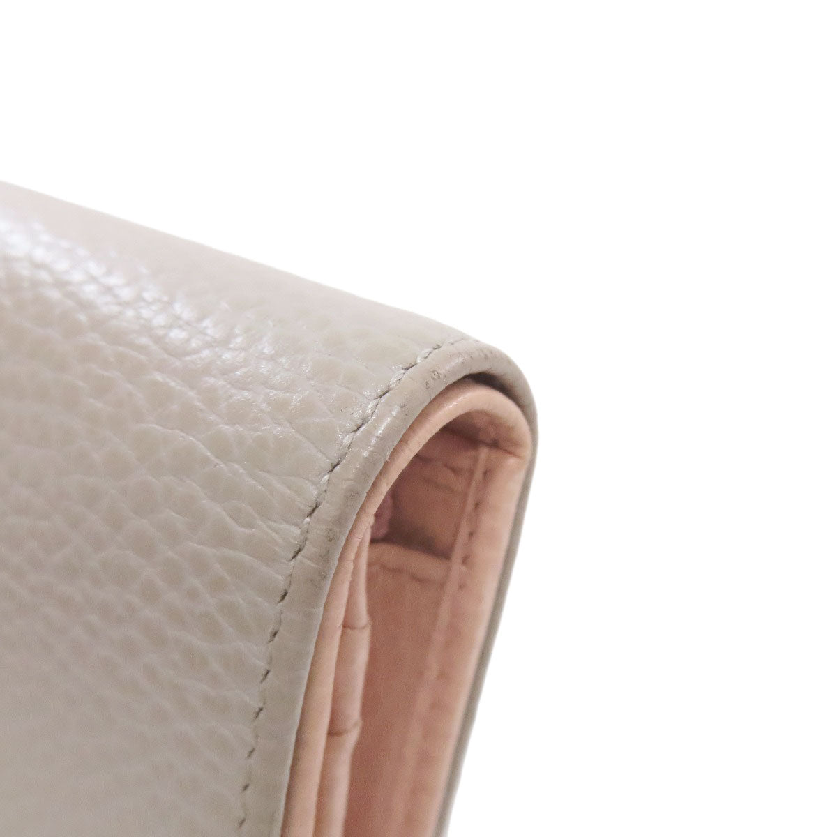 GUCCI Bifold Wallet 456126 Calfskin gray GG Marmont Double G