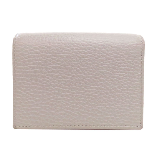 GUCCI Bifold Wallet 456126 Calfskin gray GG Marmont Double G