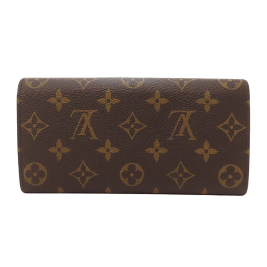 LOUIS VUITTON Long Wallet Purse M60697 Monogram canvas Brown Portefeuille Emily