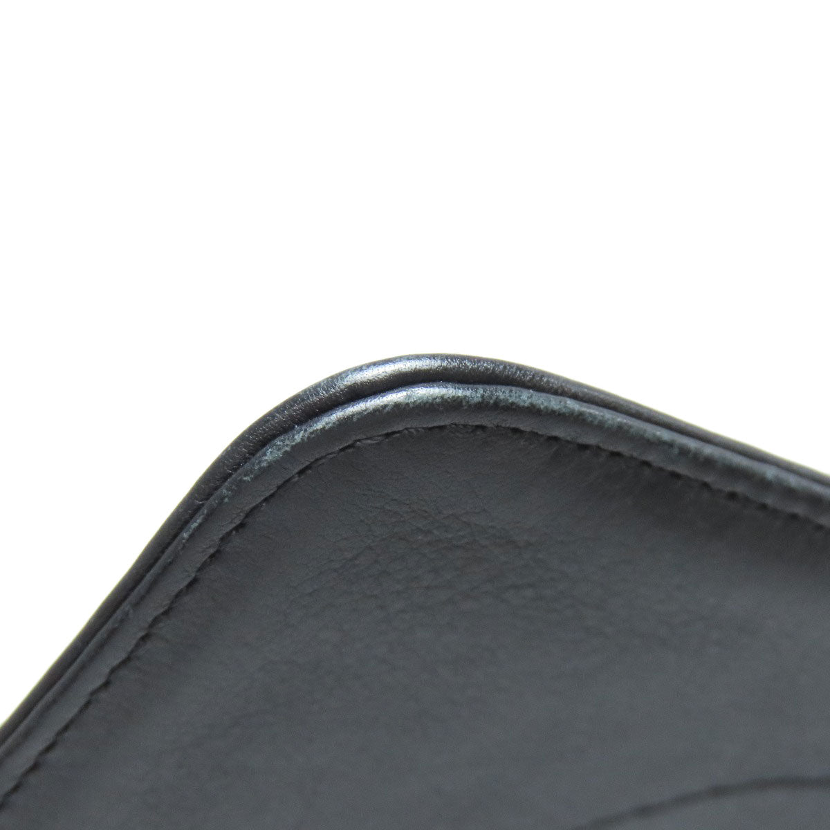 CHANEL Accessory pouch lambskin black COCO Mark