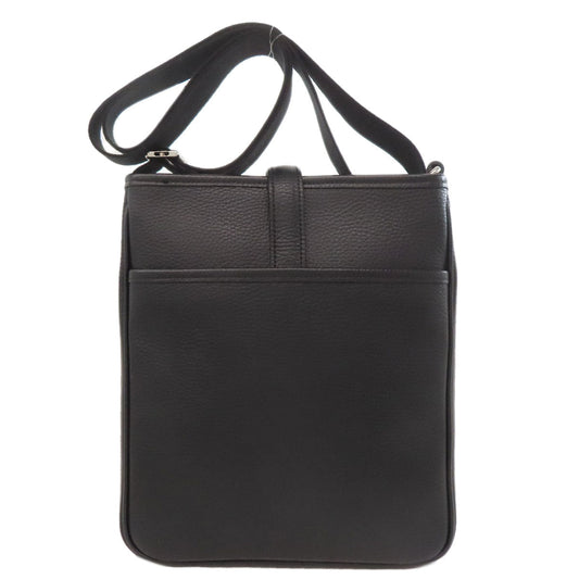 BURBERRY Shoulder Bag leather black logo