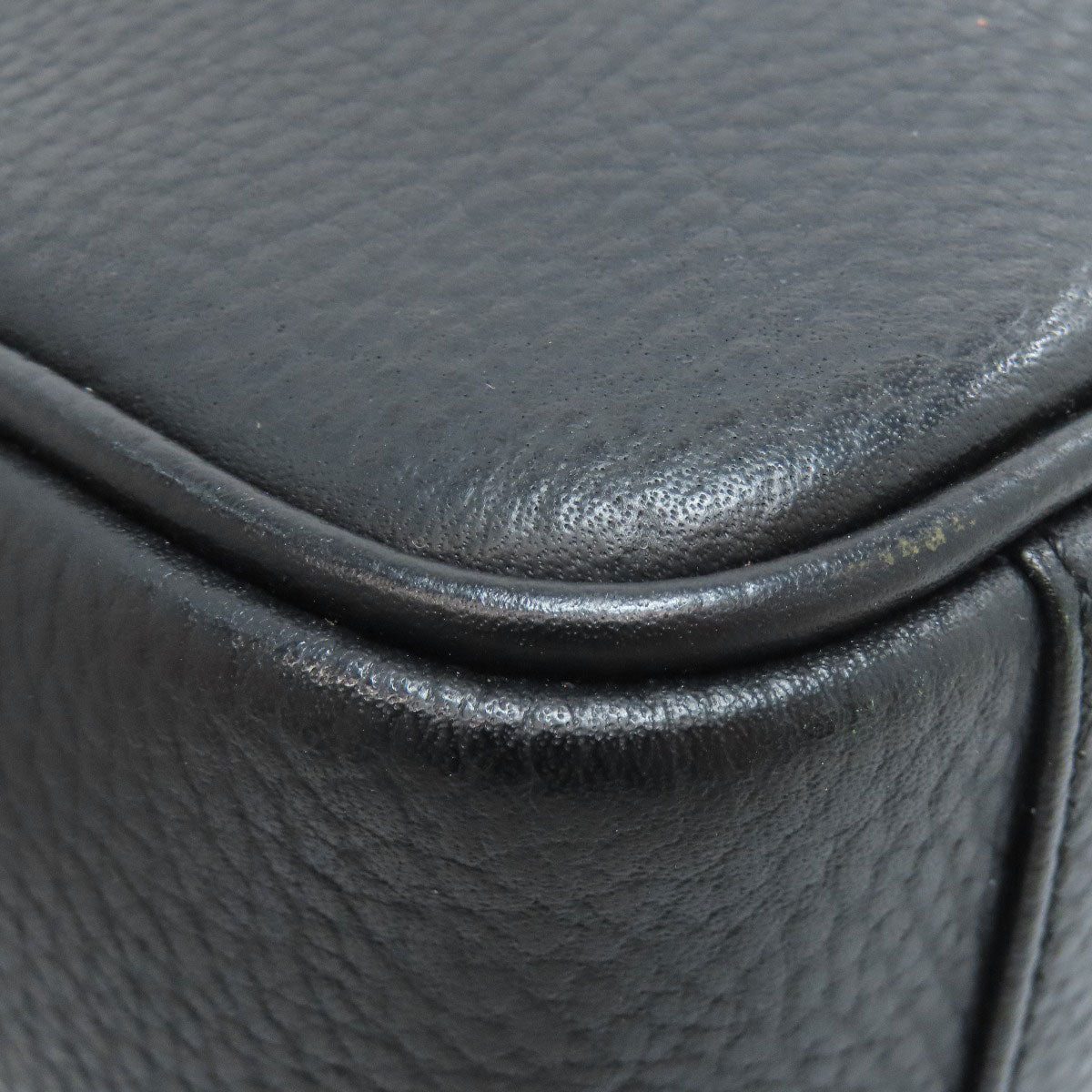 BURBERRY Shoulder Bag leather black logo