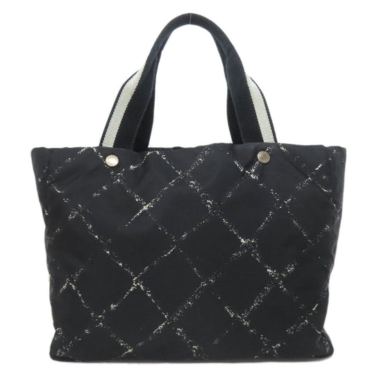 CHANEL Tote Bag Nylon black Travel line