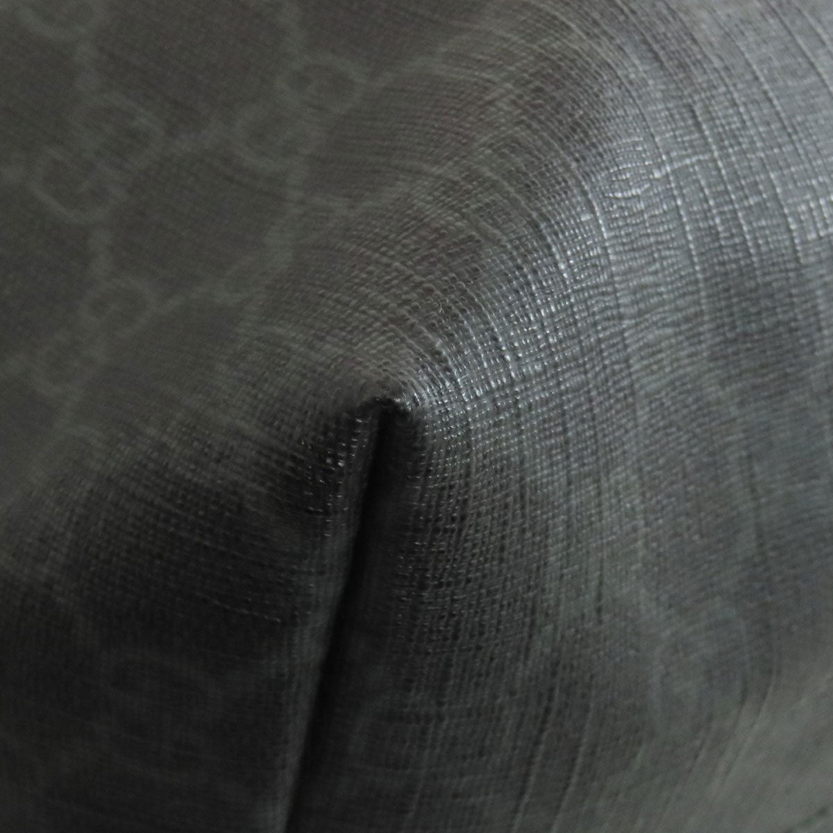 GUCCI Tote Bag 162785 PVC black GG Supreme 2WAY