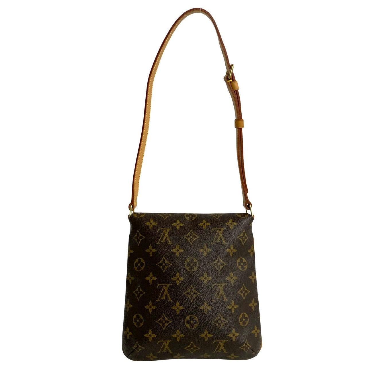 LOUIS VUITTON Shoulder Bag M51258 Leather, PVC Brown Monogram Musette salsa short mens(Unisex) Used Authentic