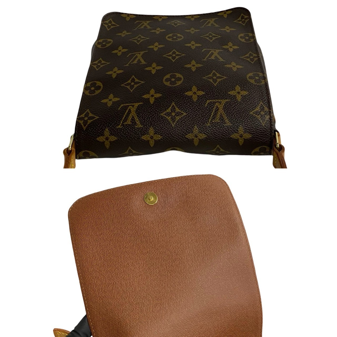 LOUIS VUITTON Shoulder Bag M51258 Leather, PVC Brown Monogram Musette salsa short mens(Unisex) Used Authentic
