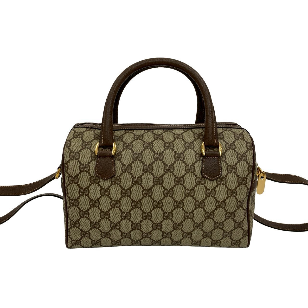 GUCCI Shoulder Bag leather Brown Sherry line