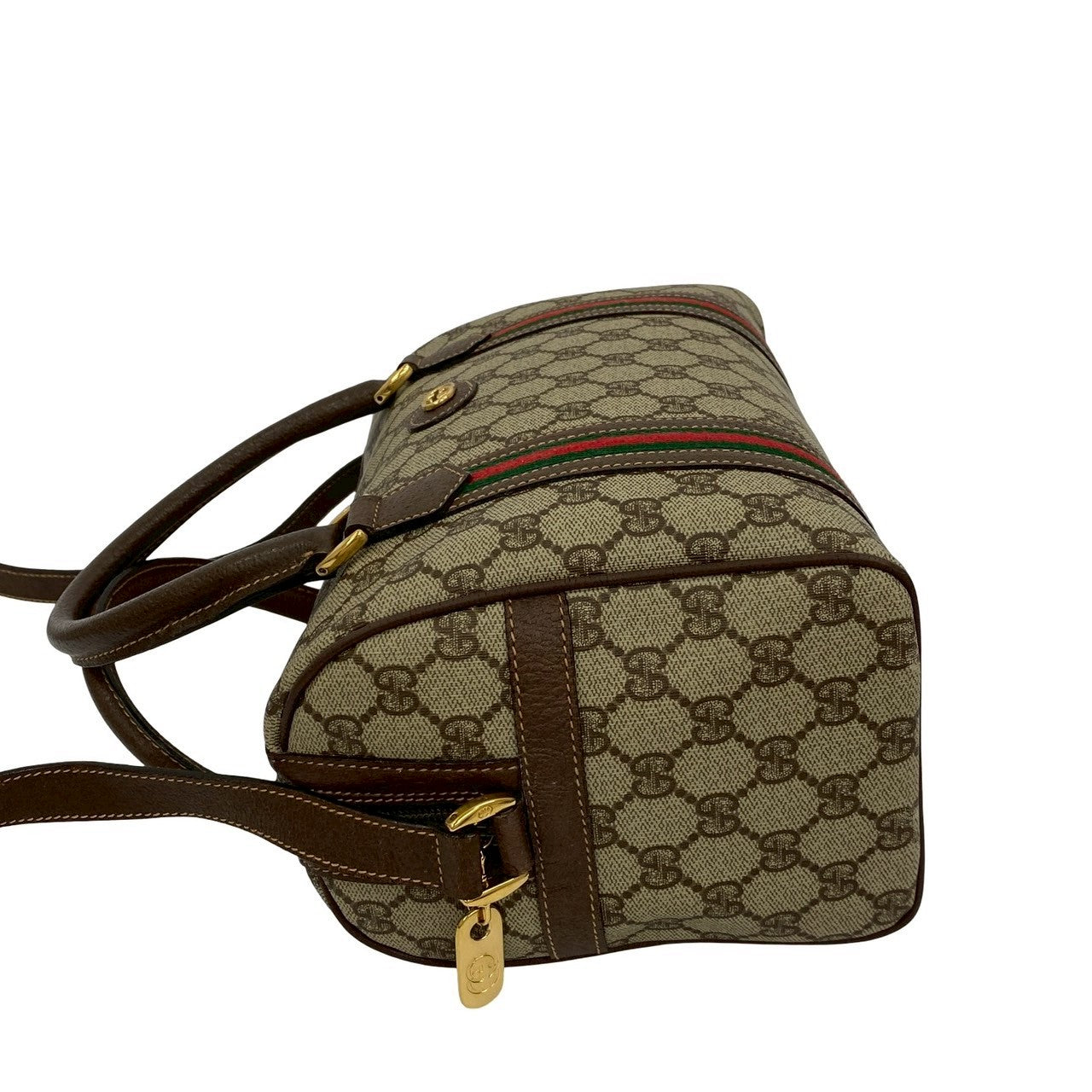 GUCCI Shoulder Bag leather Brown Sherry line