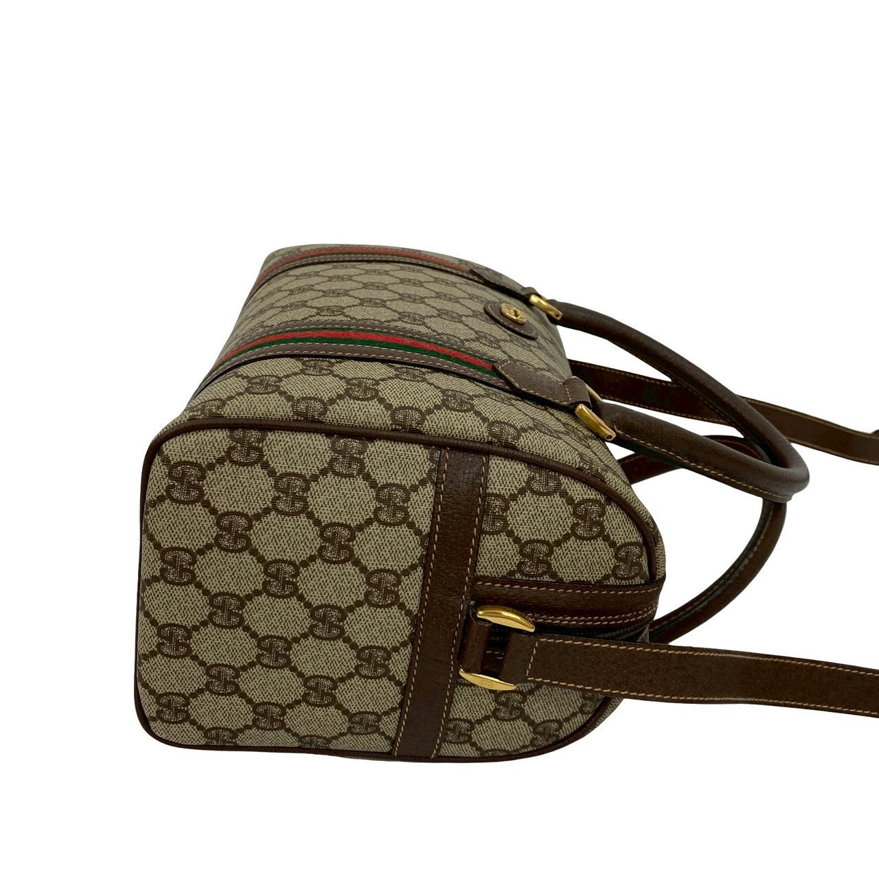 GUCCI Shoulder Bag leather Brown Sherry line