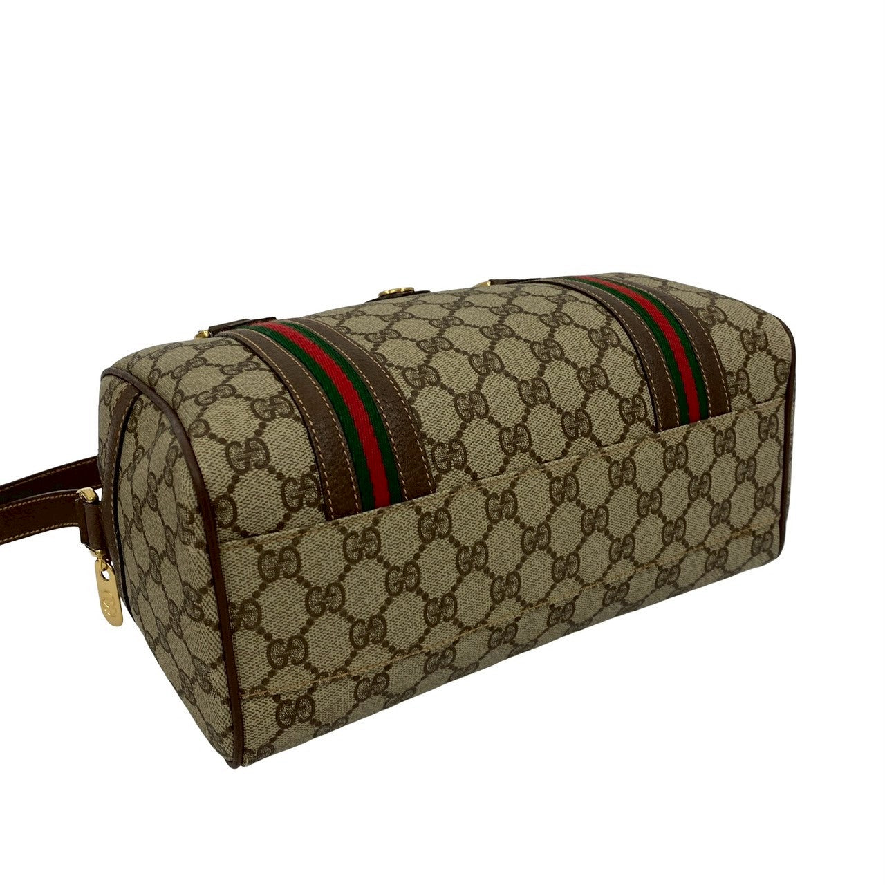 GUCCI Shoulder Bag leather Brown Sherry line