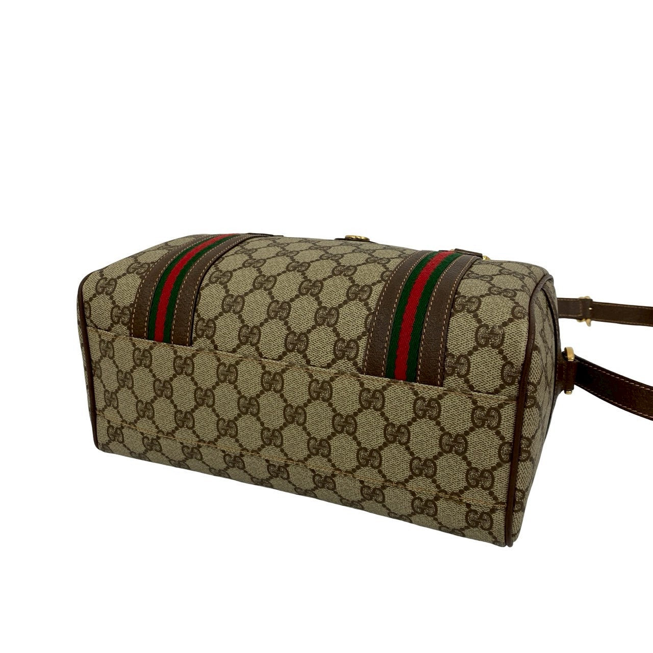 GUCCI Shoulder Bag leather Brown Sherry line