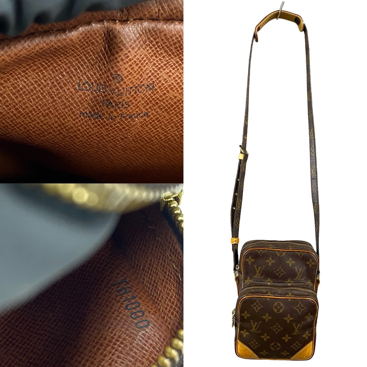 LOUIS VUITTON Shoulder Bag M45236 Leather, PVC Brown Monogram Amazone Women(Unisex) Used Authentic