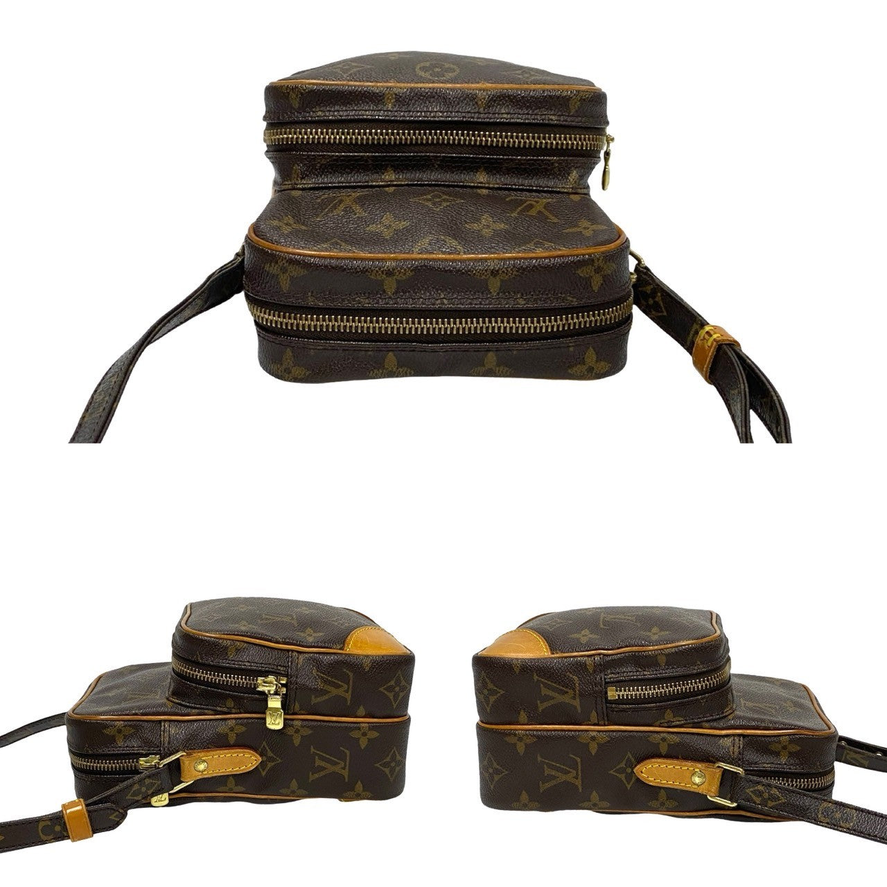 LOUIS VUITTON Shoulder Bag M45236 Leather, PVC Brown Monogram Amazone Women(Unisex) Used Authentic