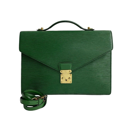 LOUIS VUITTON Shoulder Bag M54462 Epi Leather green Epi Port Documan