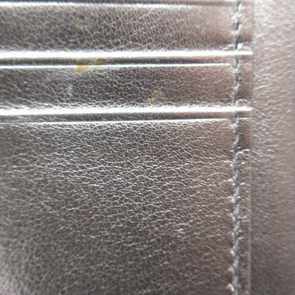 FENDI Bifold Wallet 8M0468 leather Silver