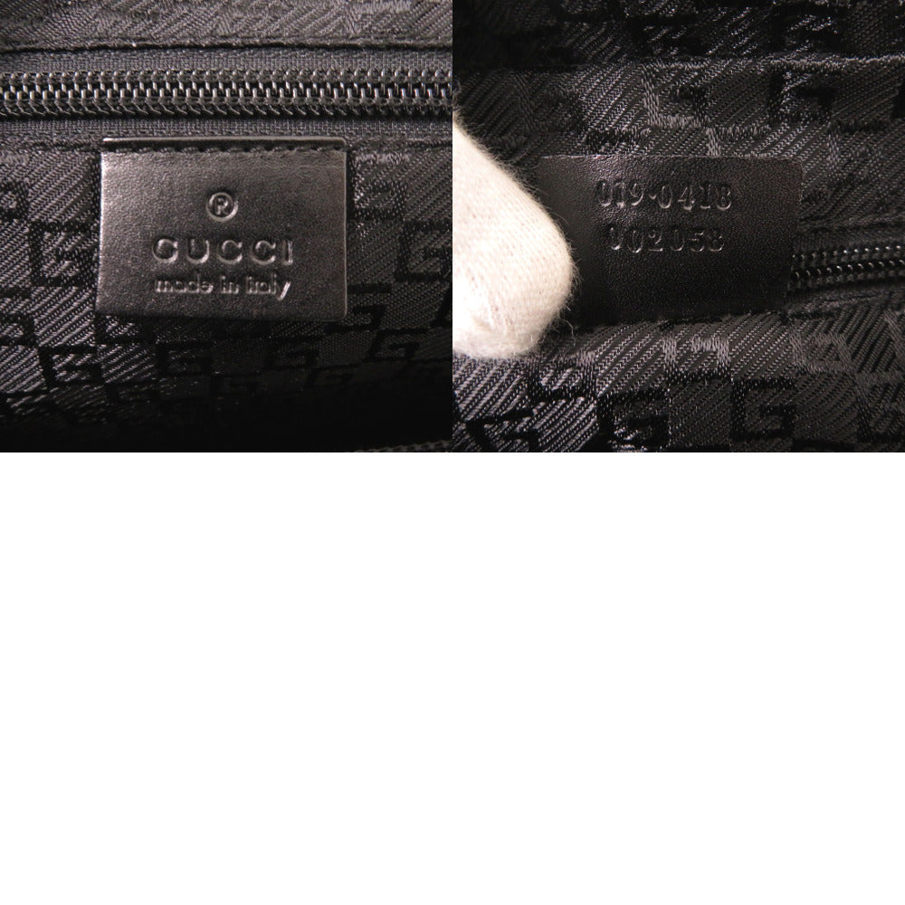 GUCCI Shoulder Bag Nylon black Women Used Authentic