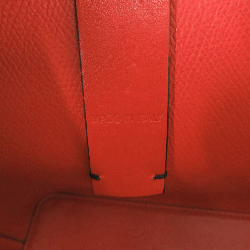 Christian Louboutin Tote Bag Calfskin black Paint Kabata Mini 2WAY Women Used Authentic