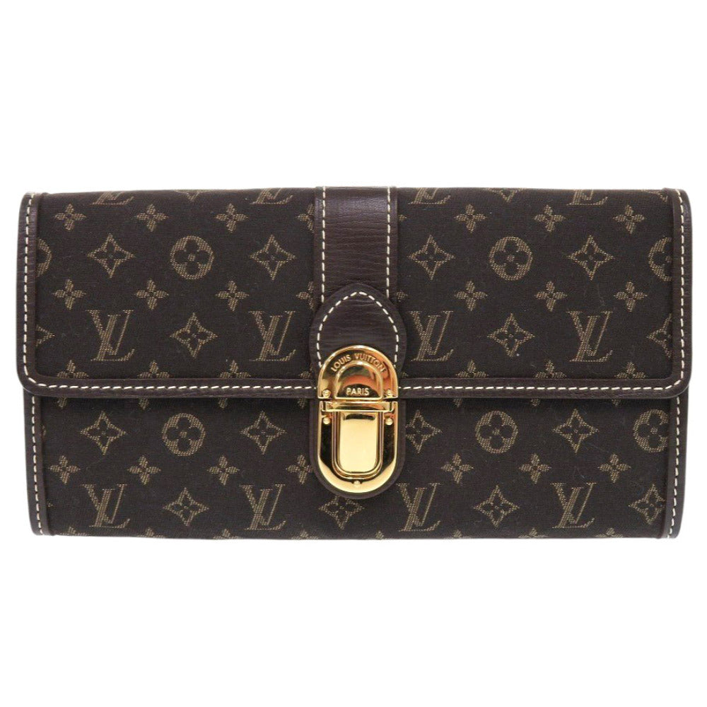 LOUIS VUITTON Long Wallet Purse M63006 Monogram Ideal Fuzan Sara Women Used Authentic