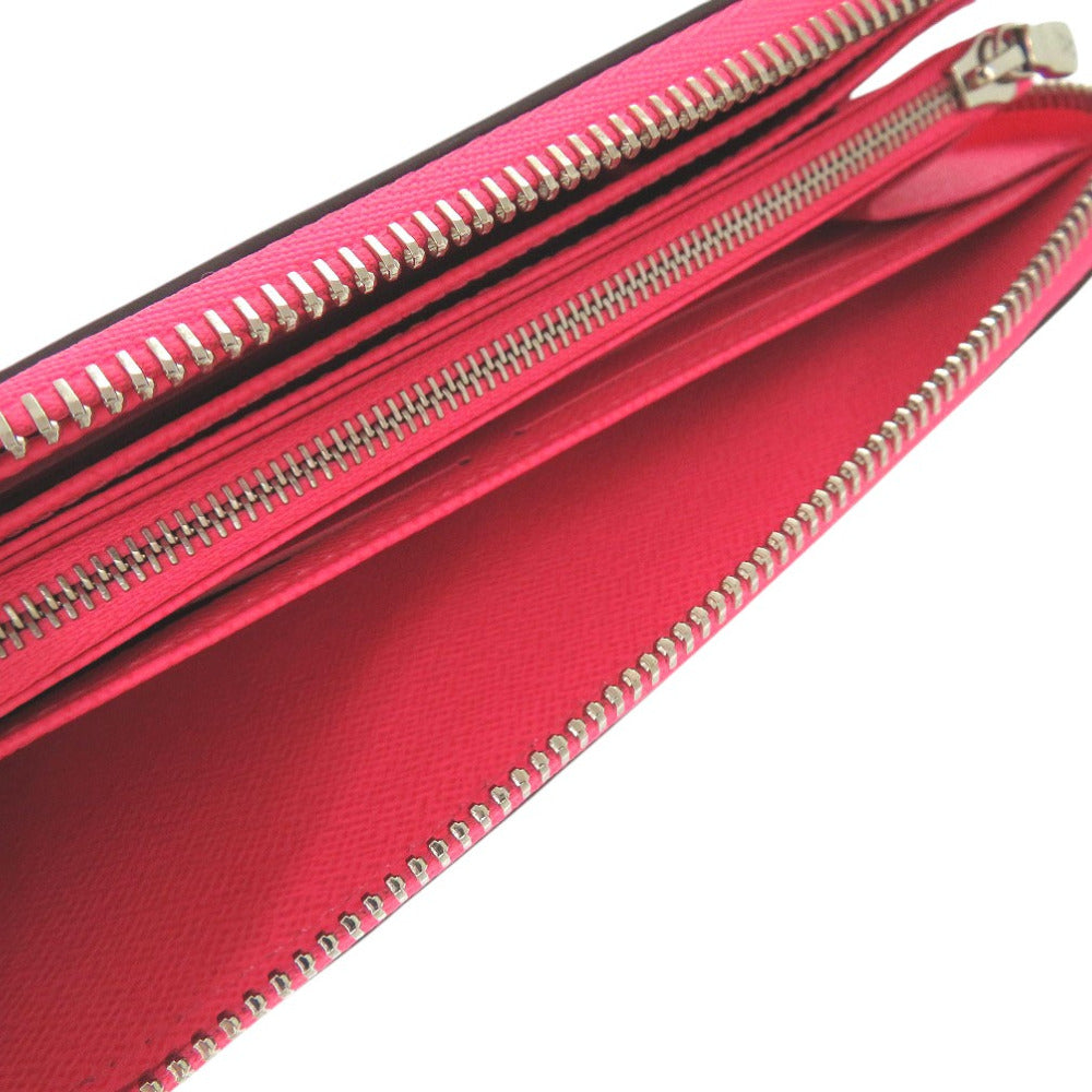 LOUIS VUITTON Long Wallet Purse M80113 Epi Leather pink Round Zip Wallet Zippy Wallet Women Used Authentic