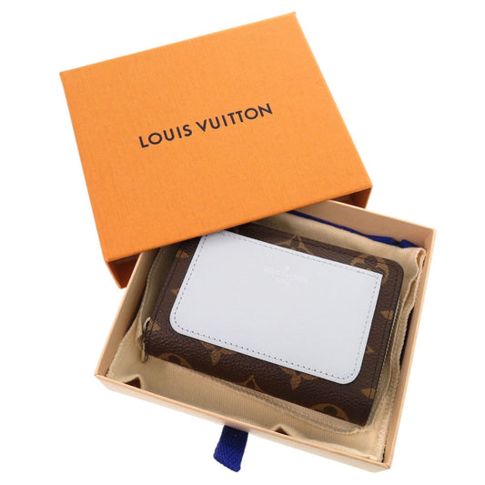 LOUIS VUITTON Bifold Wallet M11778 Monogram canvas Washed Blue Monogram Portefeuille Lou Women Used Authentic