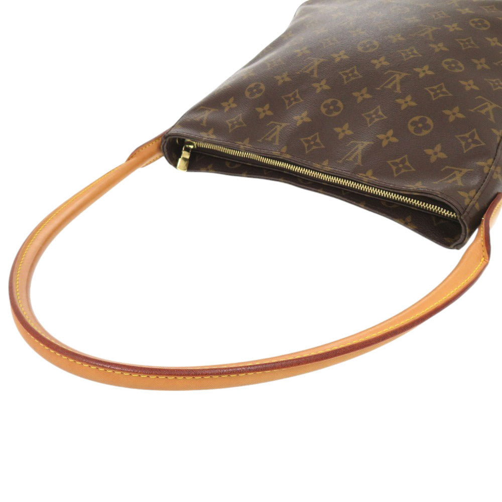 LOUIS VUITTON Shoulder Bag M51145 Monogram canvas Brown Monogram LoopingGM Women Used Authentic