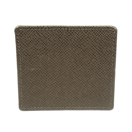 LOUIS VUITTON Coin case M30388 Taiga Grizzly Taiga Porto Monnet Bowat mens Used Authentic