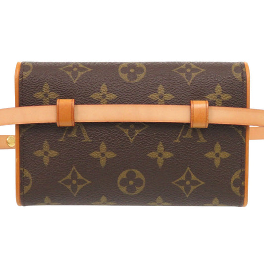 LOUIS VUITTON Waist bag M51855 Monogram canvas Brown Monogram Pochette Florentine Women Used Authentic