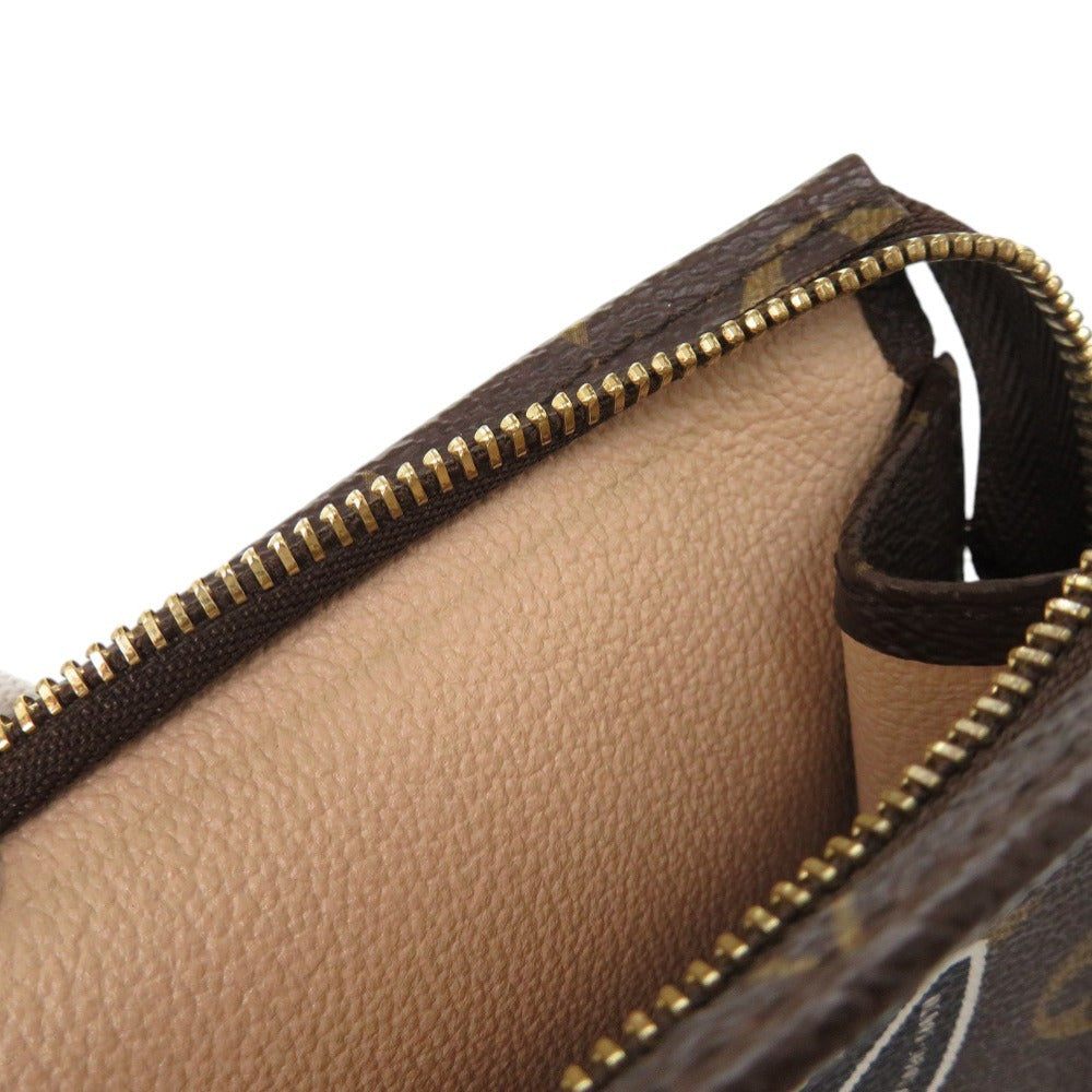 LOUIS VUITTON Clutch bag M41438 Monogram canvas Brown World Tour Monogram posh toilette unisex(Unisex) Used Authentic