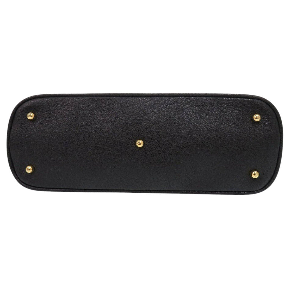 GUCCI Handbag Suede, Bamboo black Bamboo