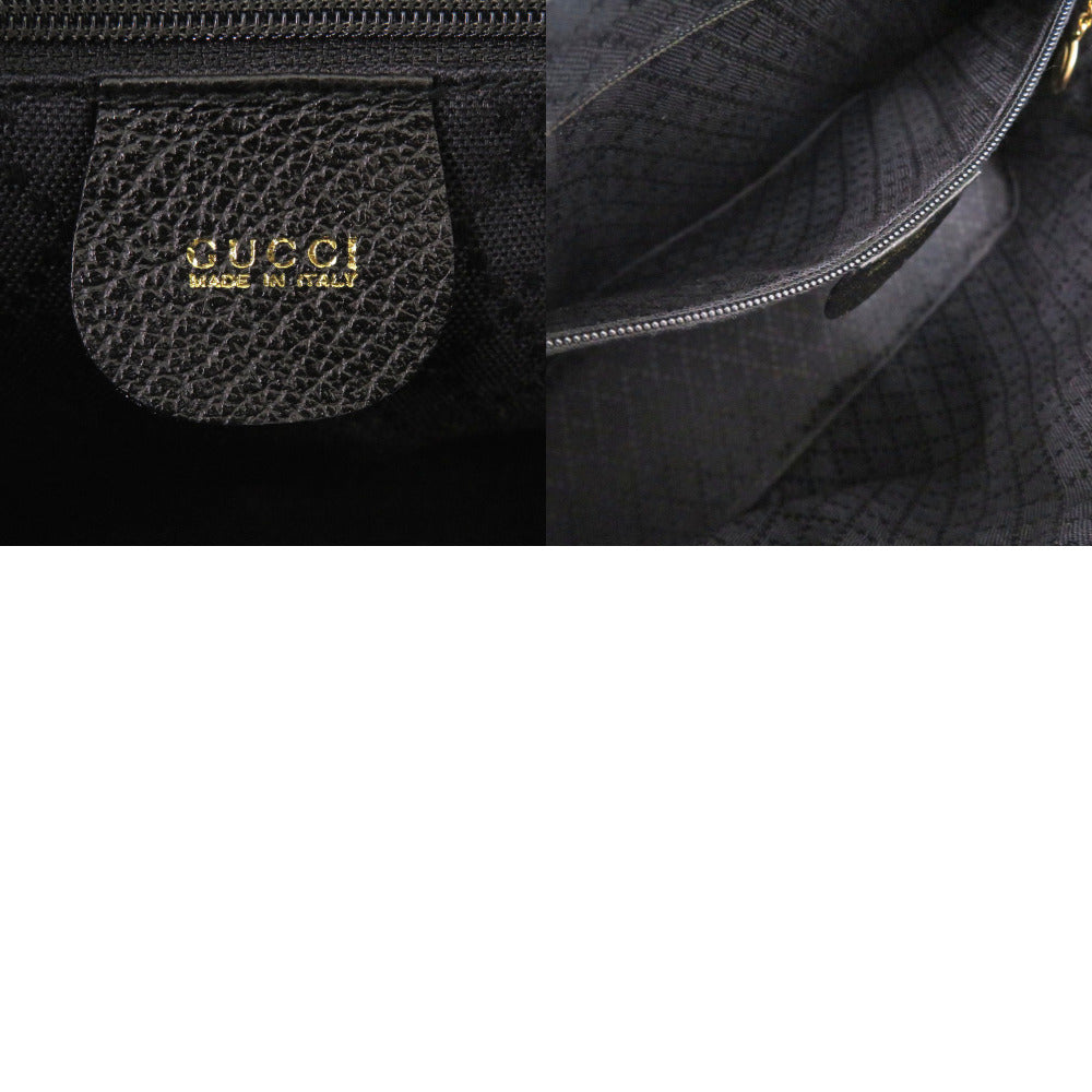 GUCCI Handbag Suede, Bamboo black Bamboo