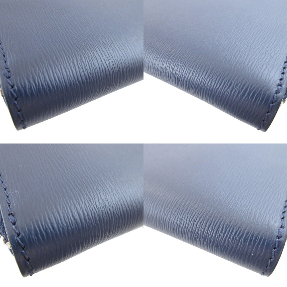 BURBERRY Long Wallet Purse 8006002 leather Navy
