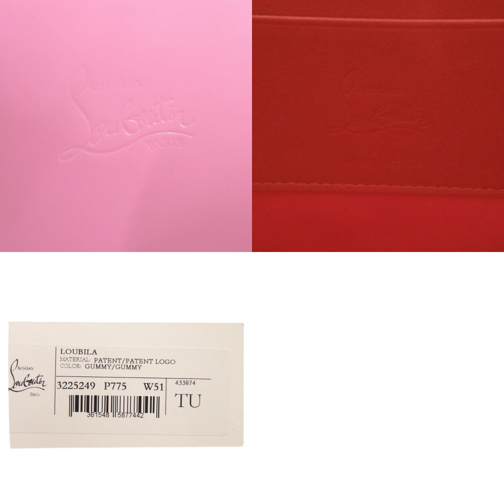 Christian Louboutin Shoulder Bag 3225249 Patent leather pink ChainShoulder Bag Rubirah Women Used Authentic