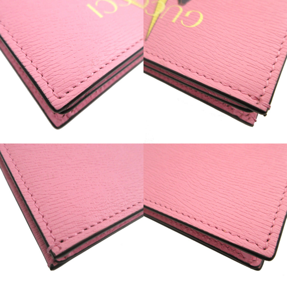 GUCCI Bifold Wallet 701009 leather pink